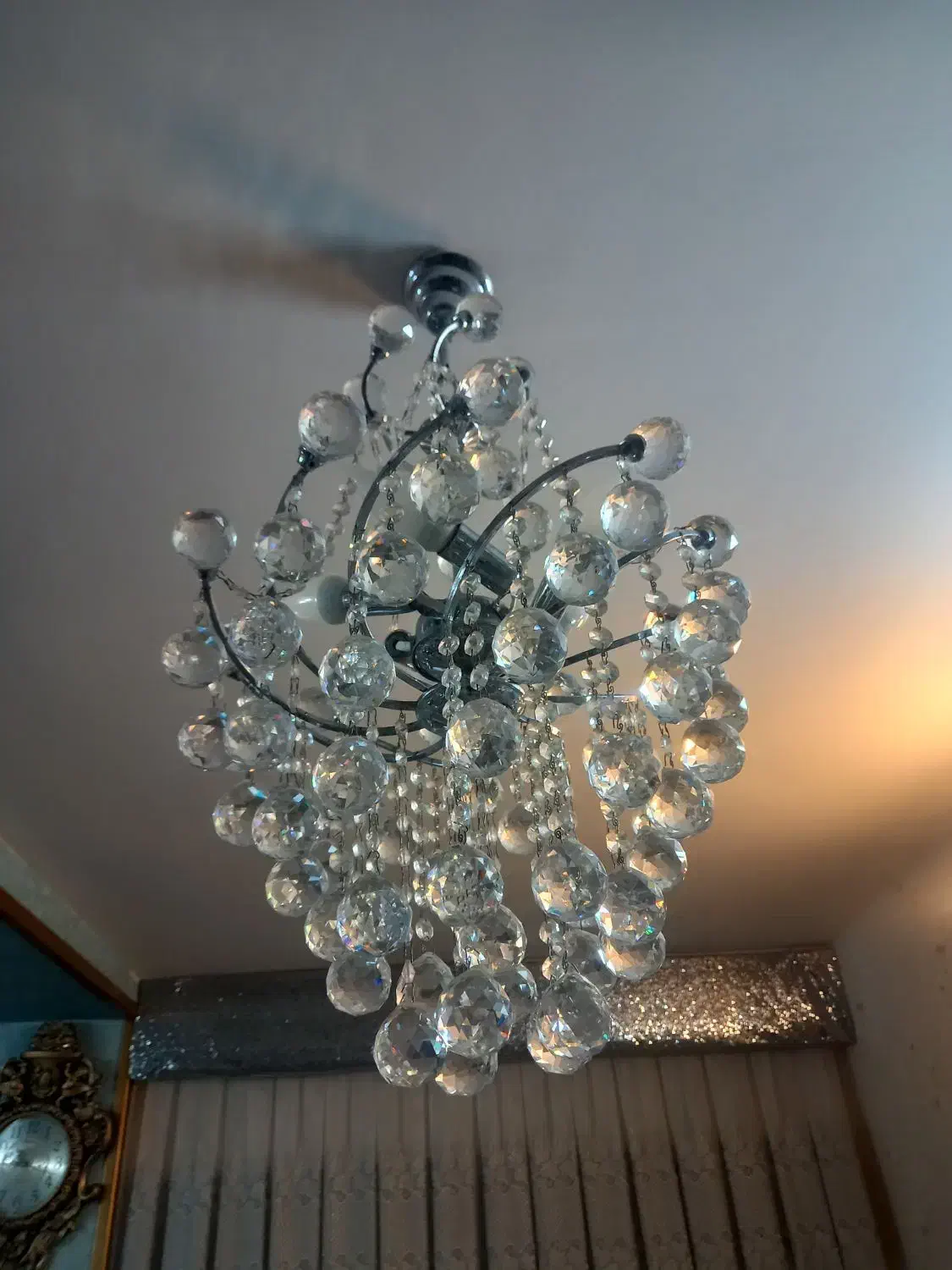 لوستر|لوستر و چراغ آویز|آران و بیدگل, |دیوار