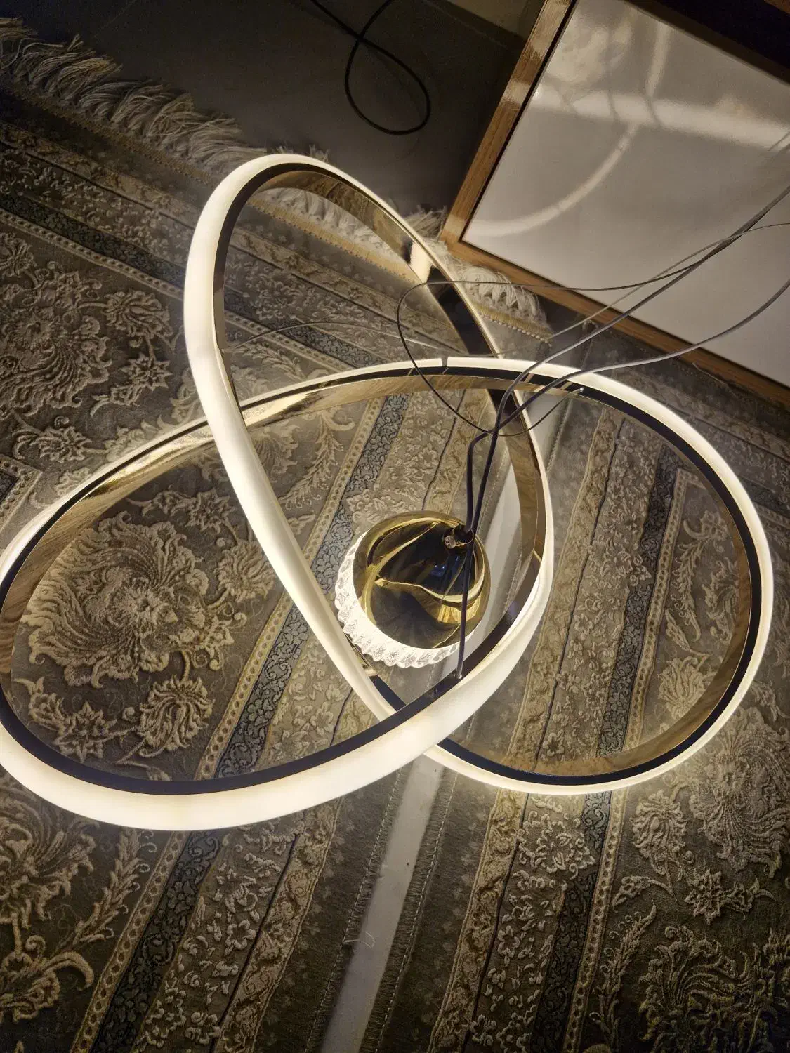 لوستر چند رنگ نو|لوستر و چراغ آویز|ایذه, |دیوار