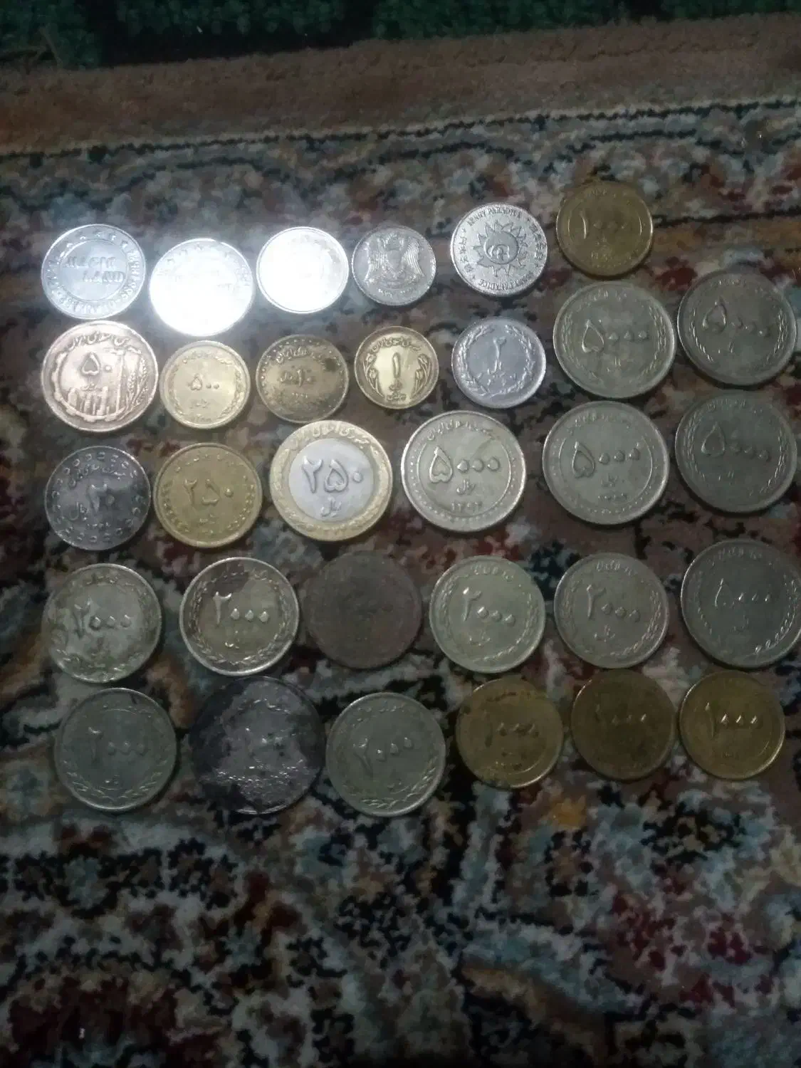 تعدادی اسکناس وسکه ایرانی و خارجی|کلکسیون سکه، تمبر، اسکناس|محمدیه-قزوین, |دیوار