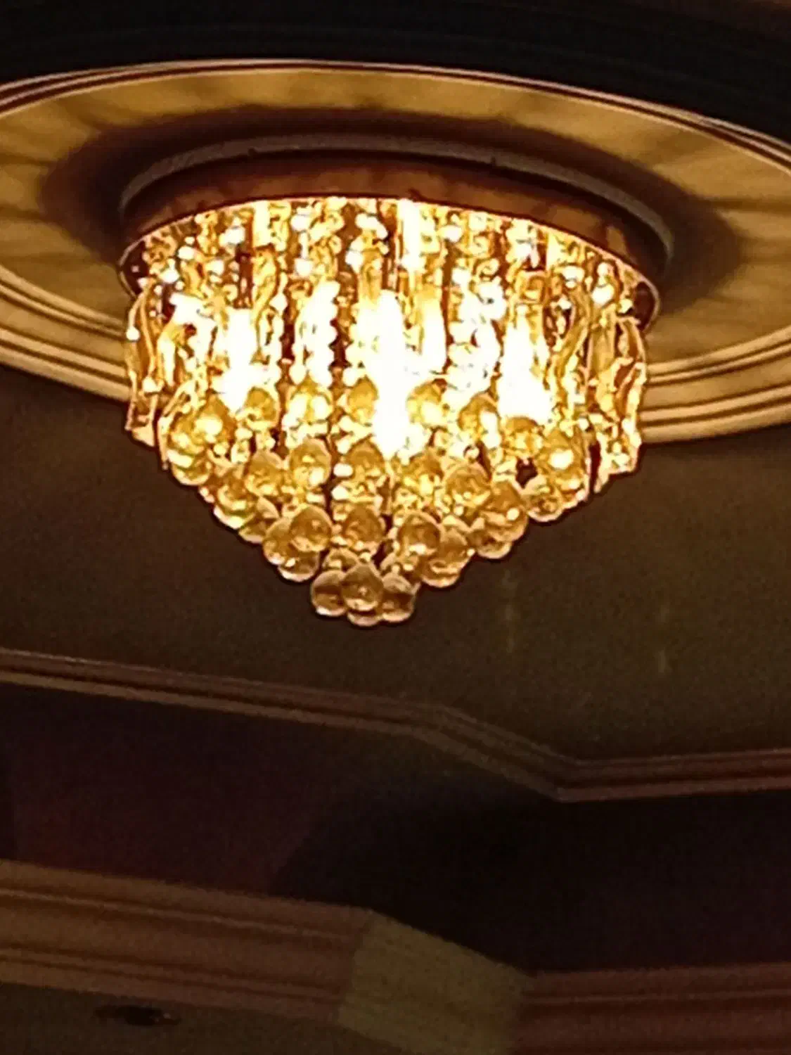 لوستر 50 سانت کریستالی|لوستر و چراغ آویز|مشهد, شهرآرا|دیوار