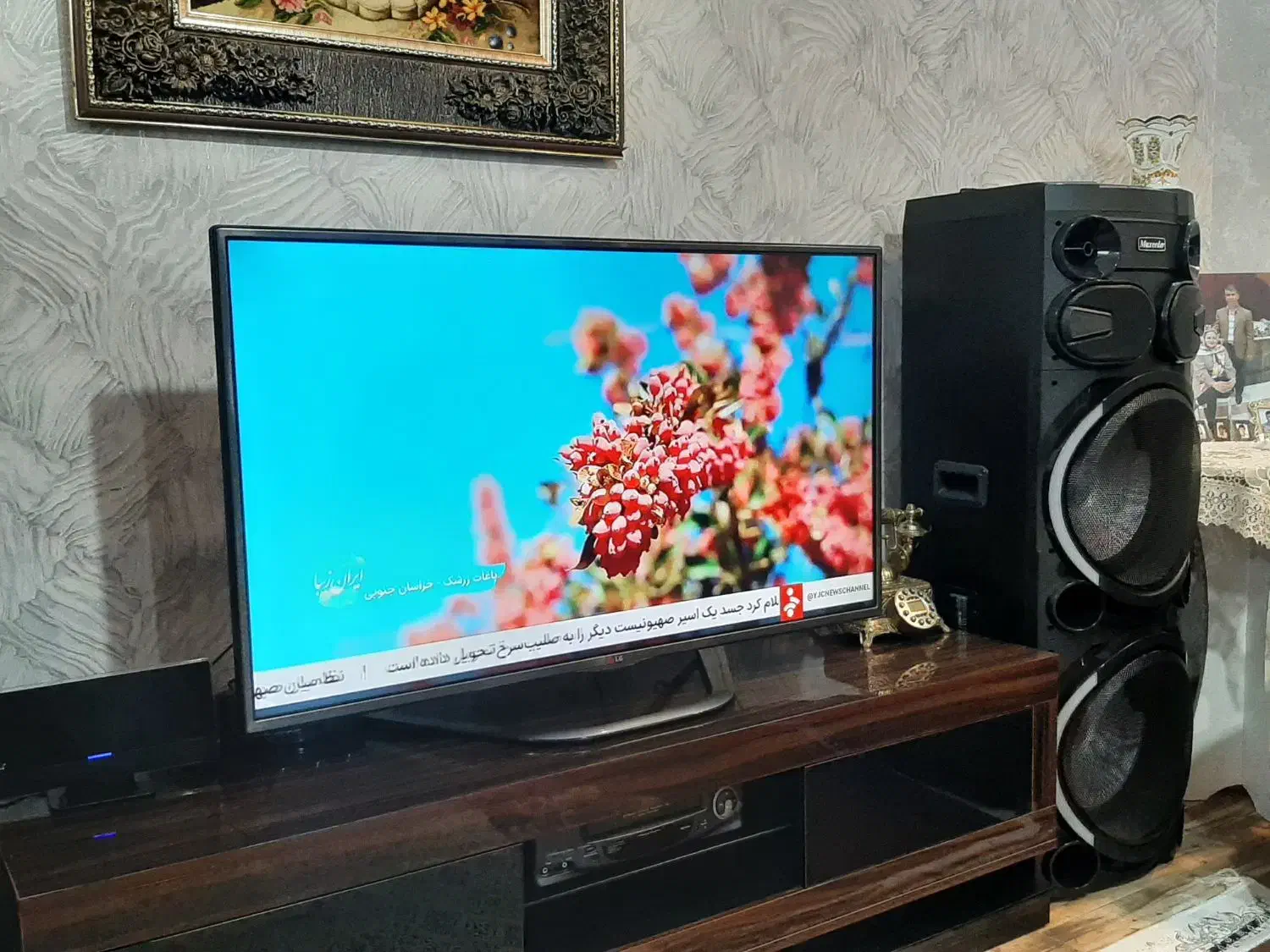 تلویزیون ال ای دی ال جی همراه بامیز|تلویزیون و پروژکتور|میاندوآب, |دیوار