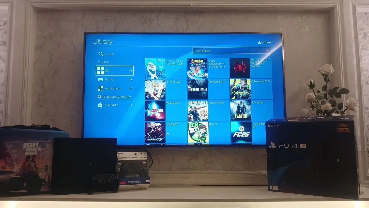 ps4 pro 7216 نو کپیخور دو دسته با کیف|کنسول، بازی ویدئویی و آنلاین|تهران, شهرک آزادی|دیوار