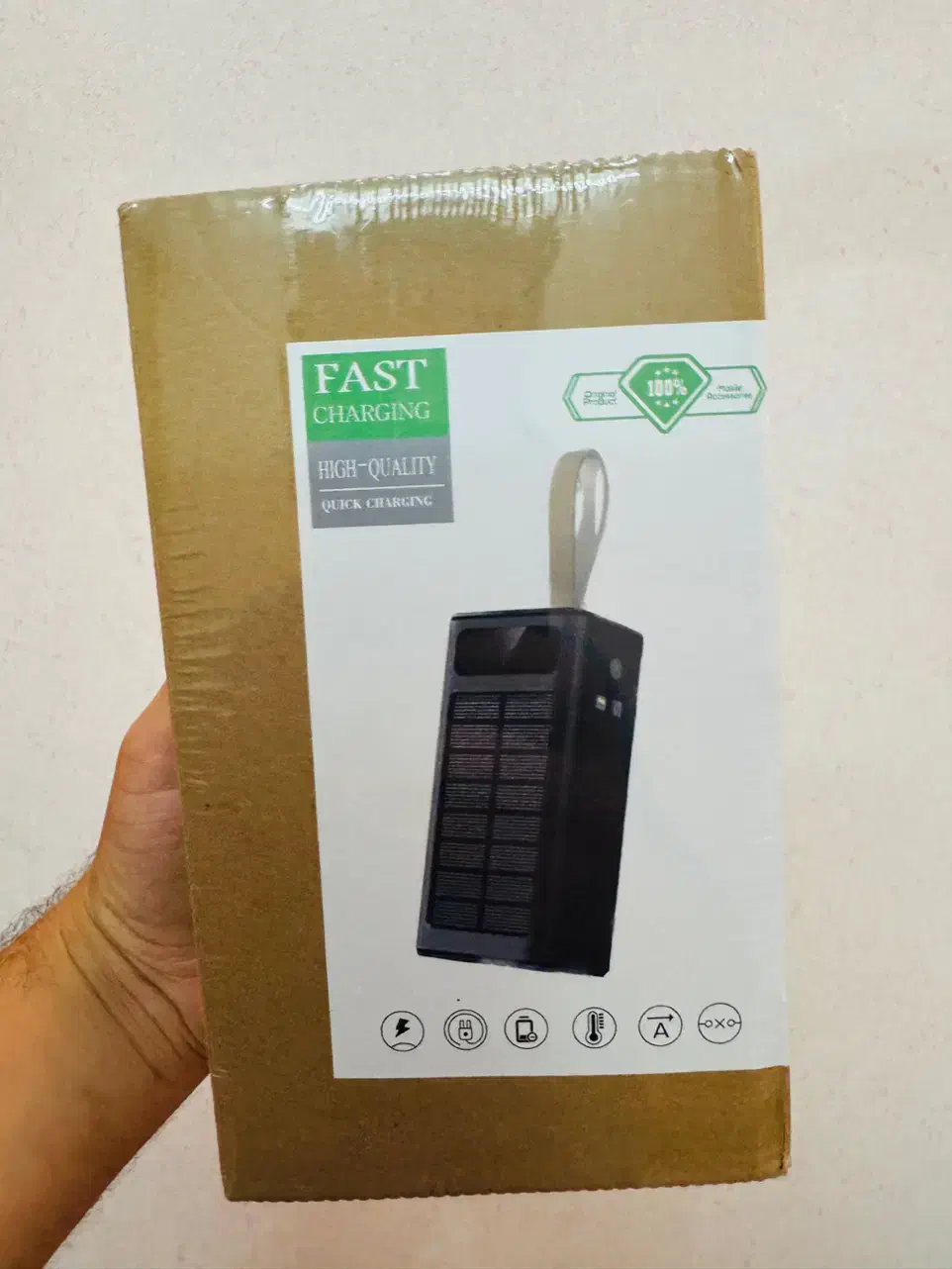 پاوربانک۶۰هزارفست شارژ باپنل خورشیدی ارسال رایگان|لوازم جانبی موبایل و تبلت|شیراز, زرهی|دیوار