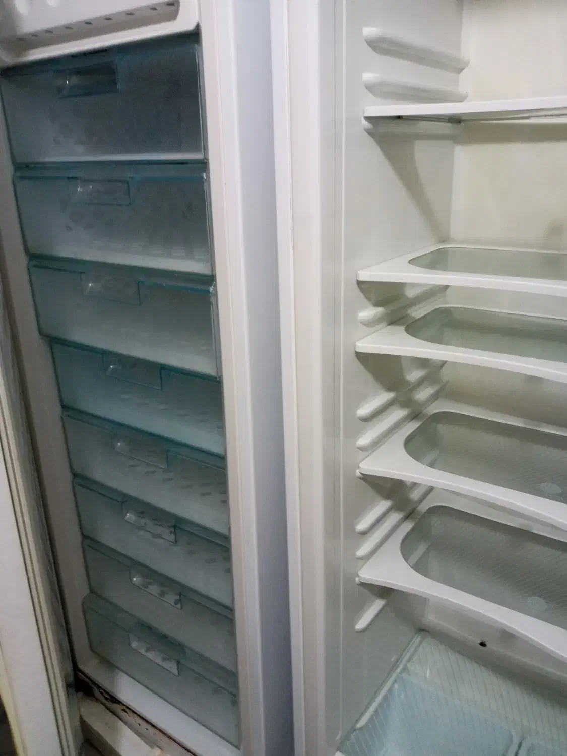 یخچال دوقلو الکترو استیل بدون برفک ۱۲ملیون|یخچال و فریزر|همدان, |دیوار