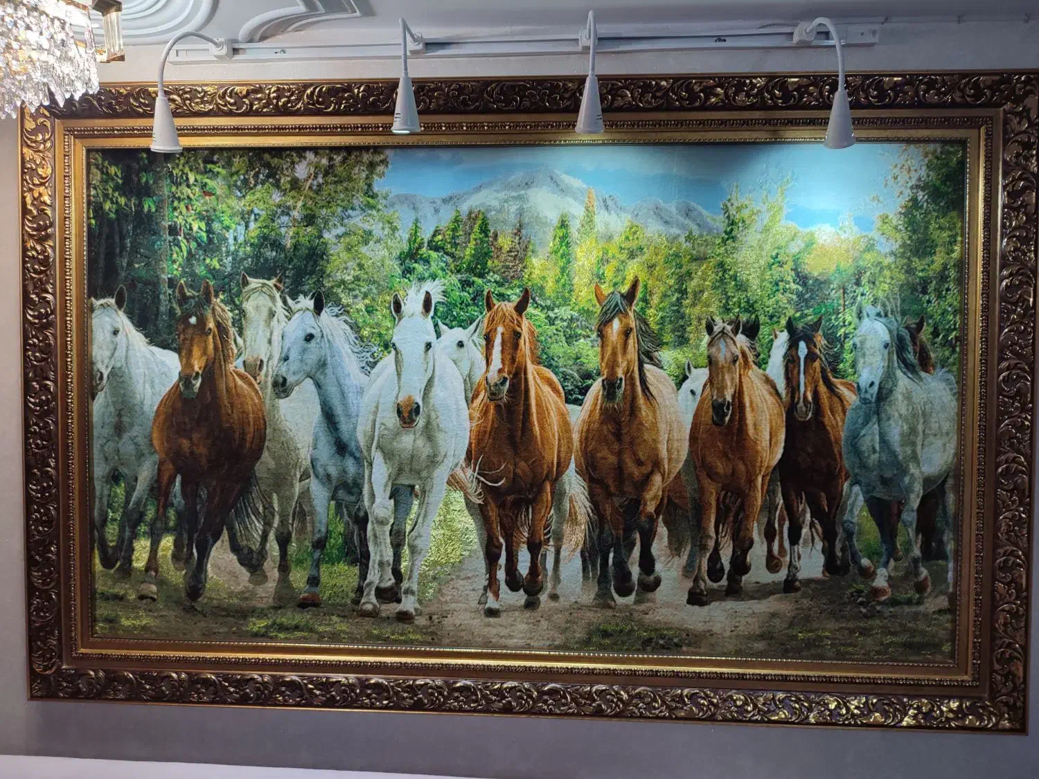 تابلو فرش دستبافت تبریز|تابلو فرش|تهران, جنت‌آباد شمالی|دیوار