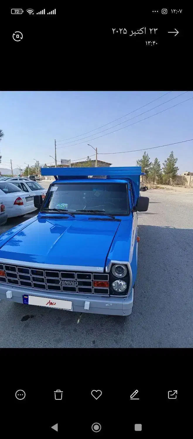 فروش نیسان ۴۰۴ دوگانه فول آپشن|خودرو سواری و وانت|مرودشت, استادیوم|دیوار