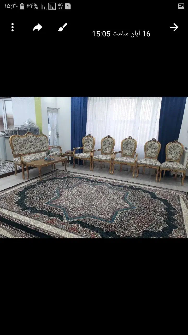 ۴عددفرش ۹متری درحدنوبدون هیچ پارگی بفروش میرسد|فرش|سنندج, |دیوار