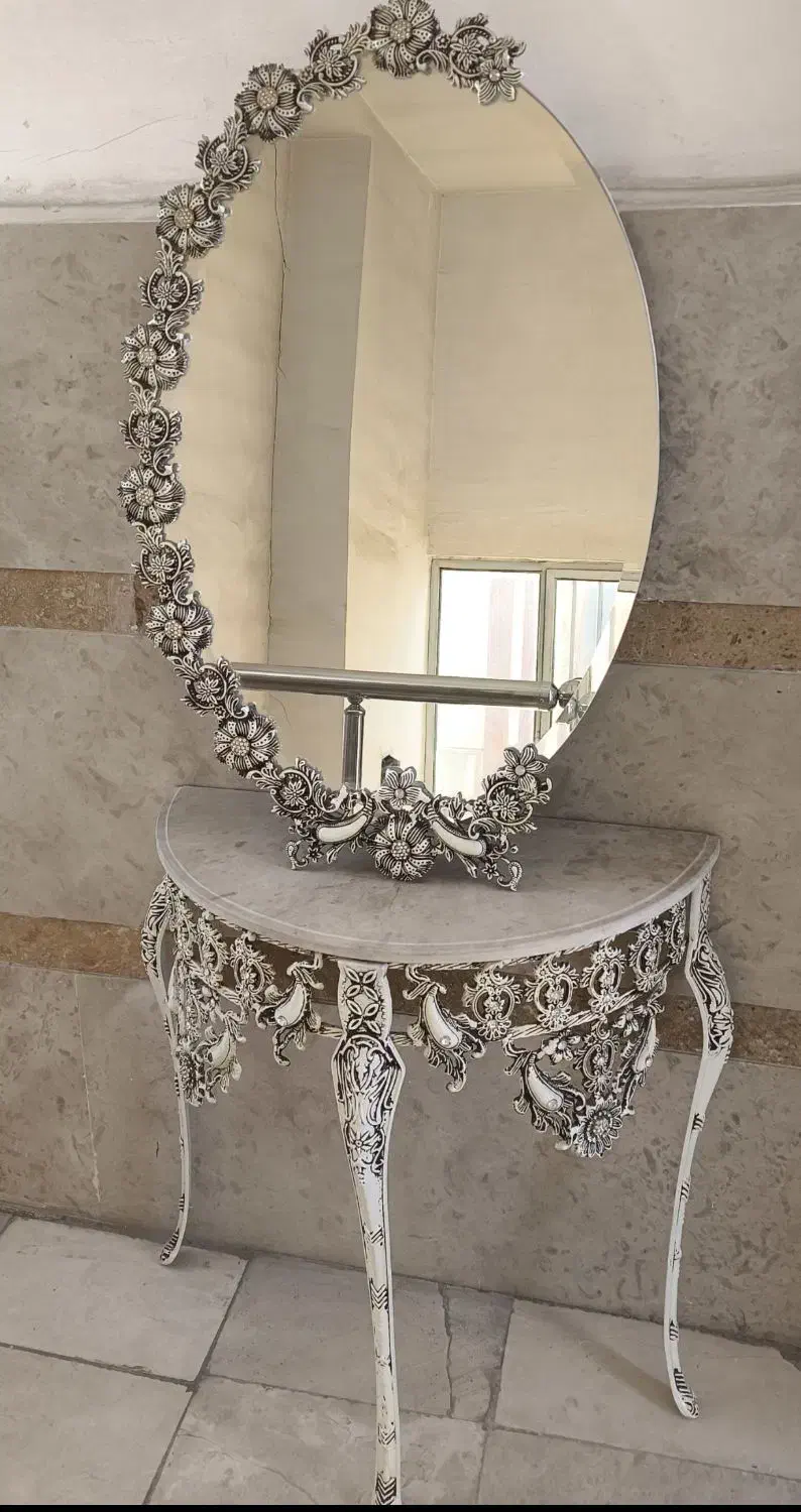 ست میز تلویزیون و بوفه و آینه شمعدان|بوفه، ویترین، کنسول|باغستان, |دیوار