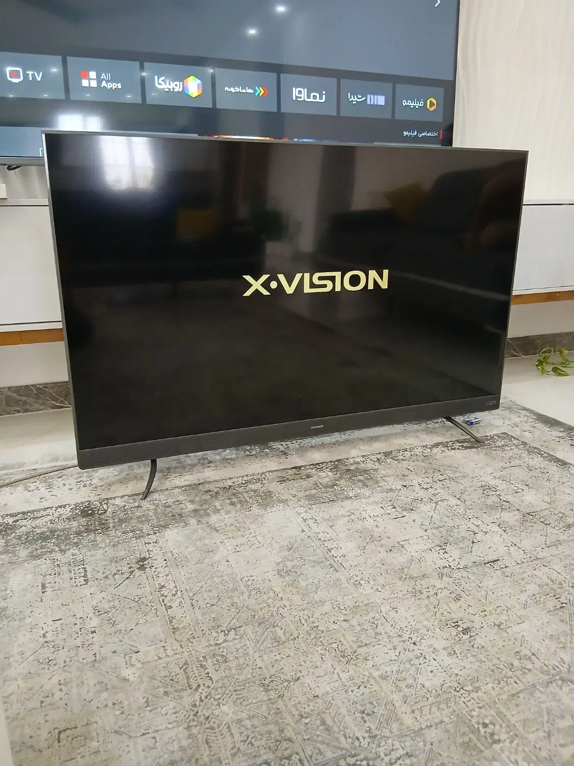 تلوزیون مدل ایکس ویژن ۵۵اینچ|تلویزیون و پروژکتور|آستانه اشرفیه, |دیوار
