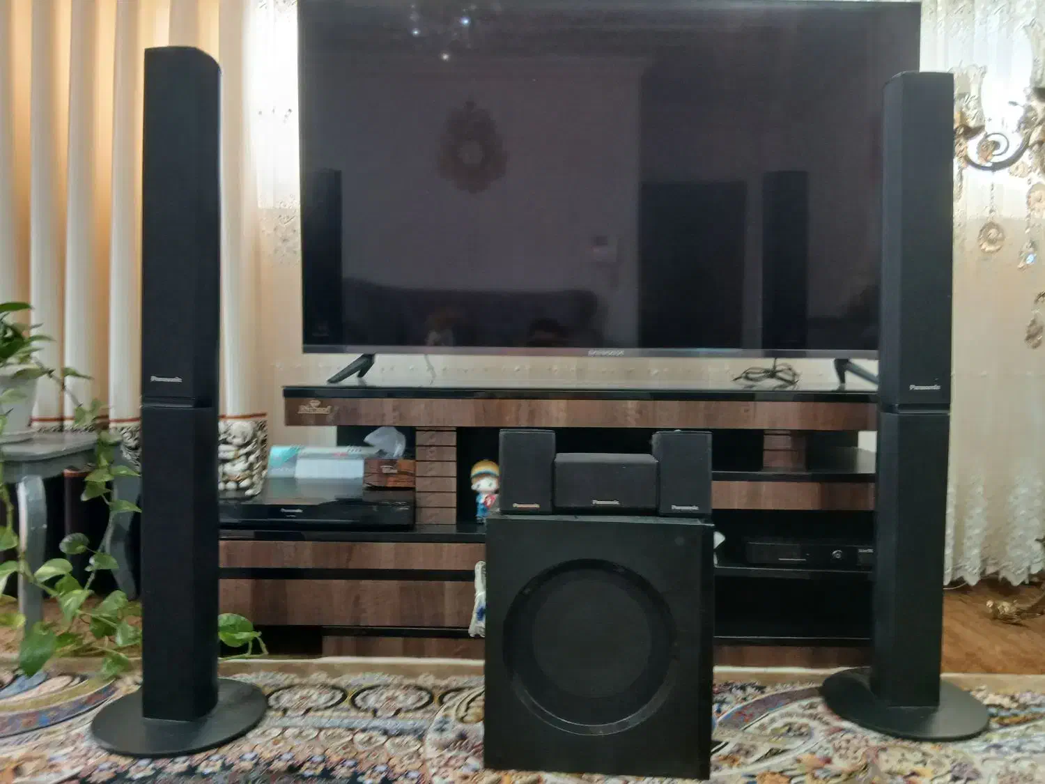 ظبط وباند هفت تکه پاناسونیک|سیستم صوتی خانگی|صومعهسرا, |دیوار