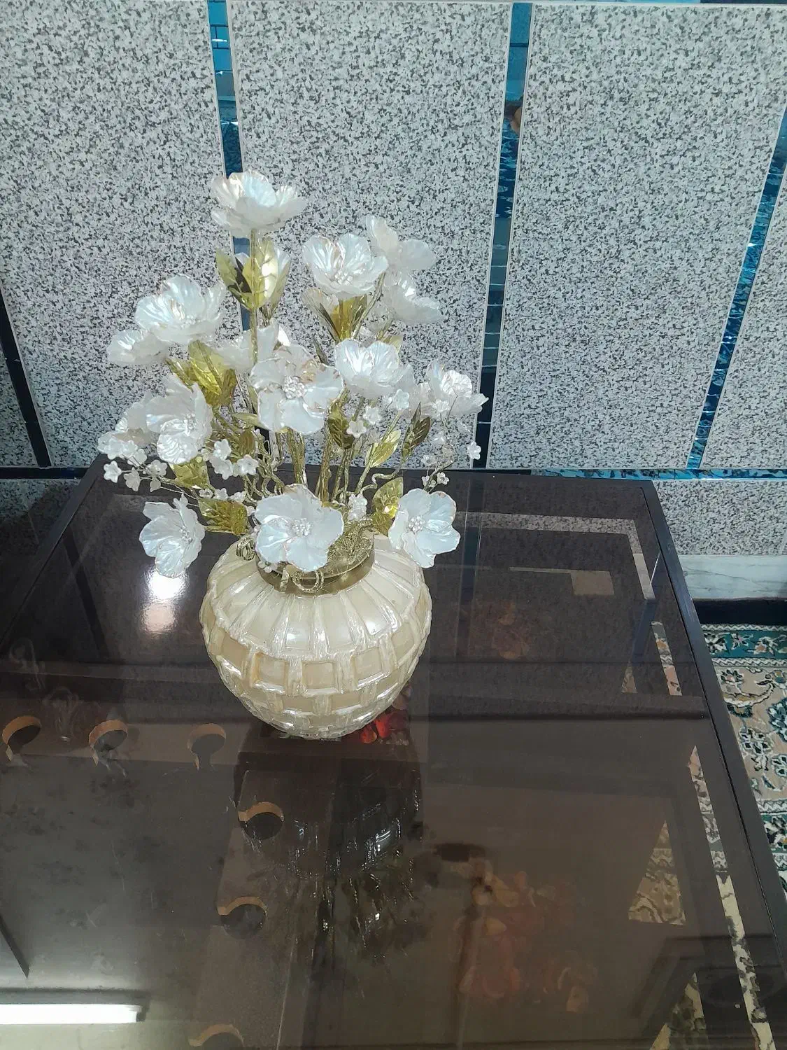 گل نو|گل مصنوعی|قم, شاه ابراهیم|دیوار