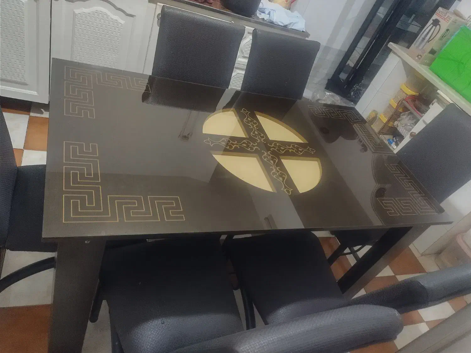 میزغذاخوری ۶نفره|میز و صندلی غذاخوری|خوی, |دیوار