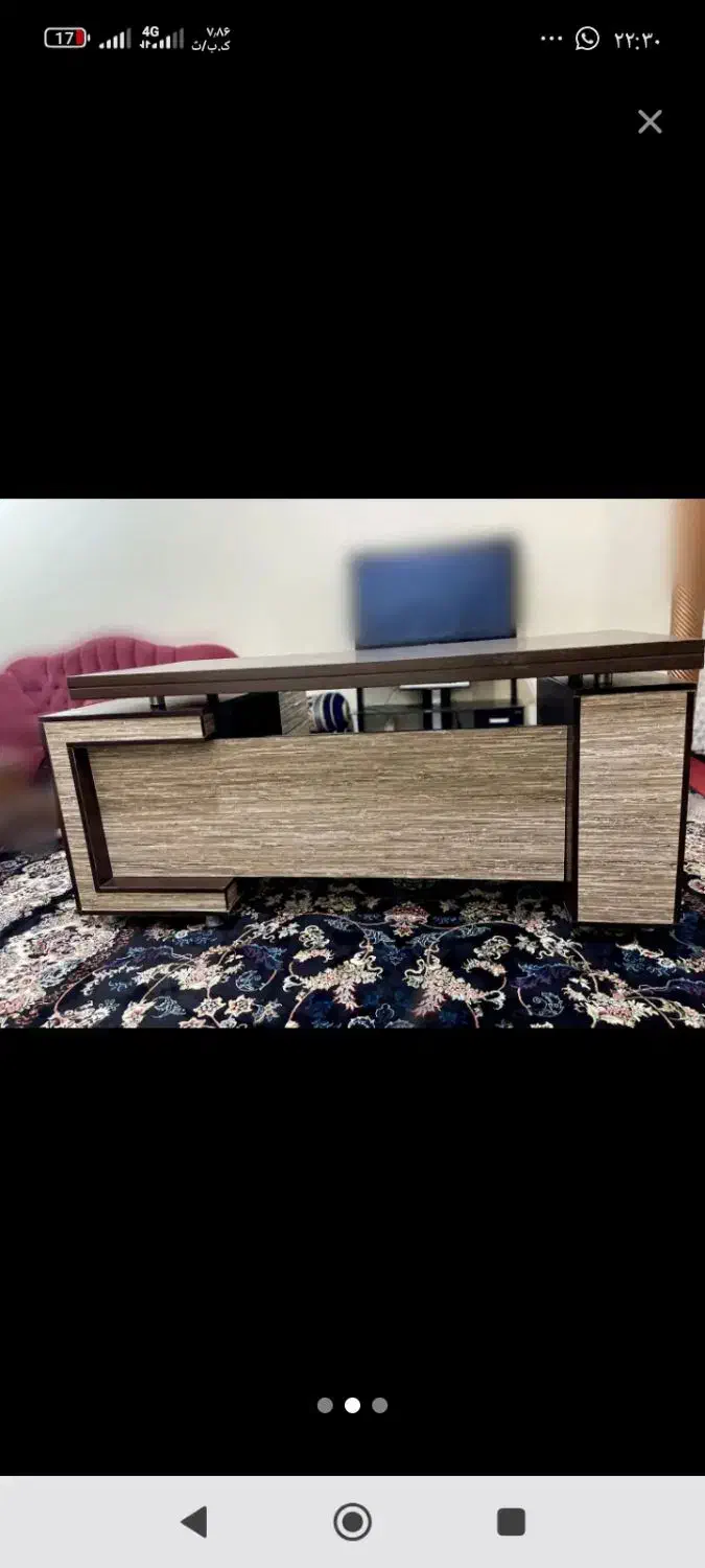 میز بنگاه یا مدیریت|میز تحریر و کامپیوتر|یاسوج, |دیوار