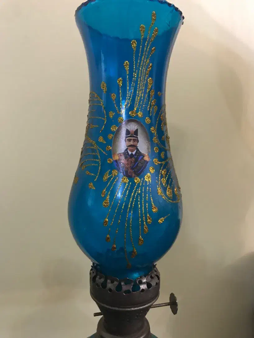 دو عدد چراغ فتیله ای نفتی قاجاری باهم|لامپ و چراغ|تهران, ونک|دیوار