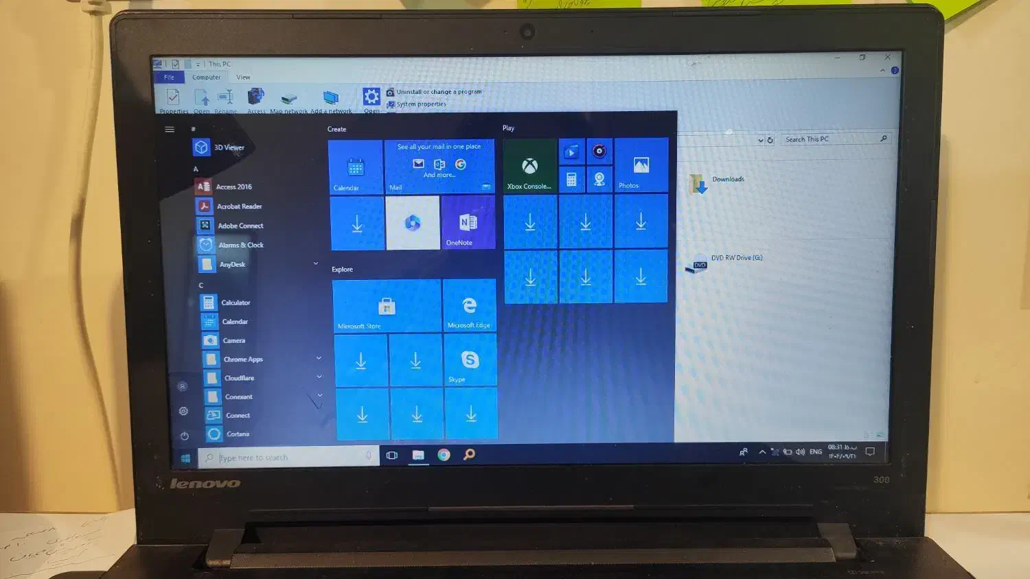 لپتاپ لنوو IdeaPad 300|رایانه همراه|تهران, جمهوری|دیوار