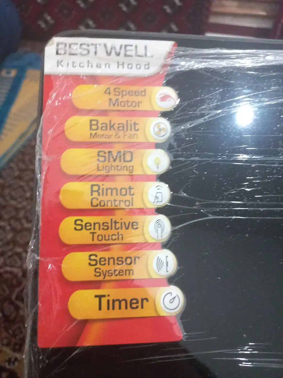 هود آشپزخانه BESTWELL|هود|پاوه, |دیوار