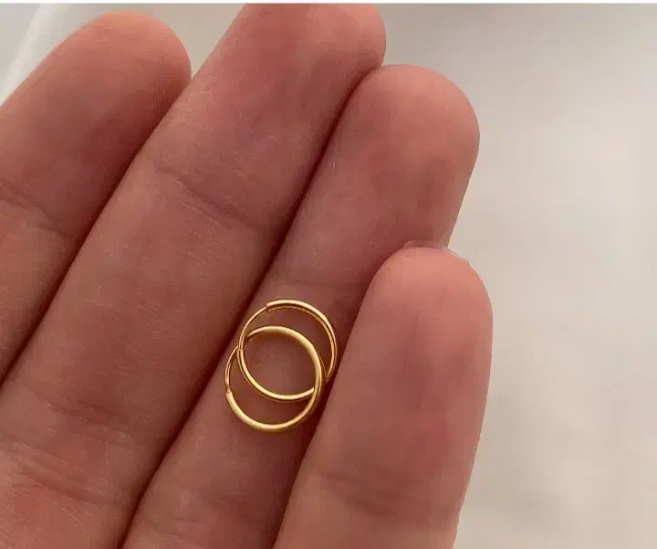 گوشواره بچگانه طلا|جواهرات|میبد, |دیوار