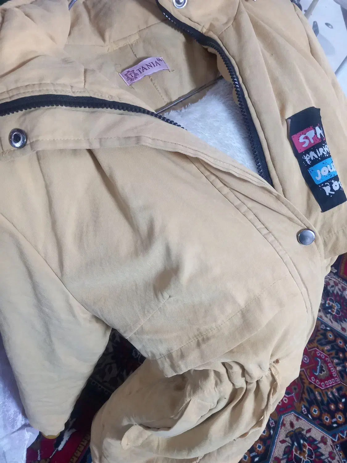 کت داخل خز در حد نو|لباس|جوانرود, |دیوار