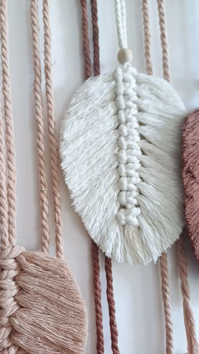 دیوار کوب مکرومه|صنایع دستی و سایر لوازم تزئینی|زرند, |دیوار