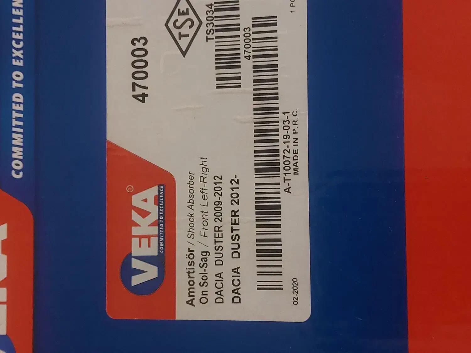 کمک فنر وکا ترک جلو رنو داستر و فلوئنس VEKA|قطعات یدکی و لوازم جانبی|تهران, تهران‌ویلا|دیوار