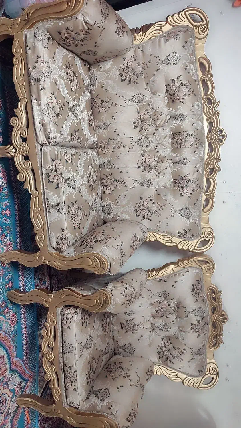 مبل سلطنتی|مبلمان خانگی و میز عسلی|بم, |دیوار