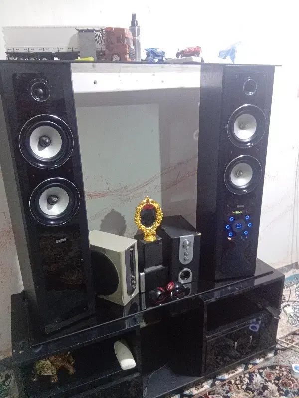 اسپیکر دوقلو|سیستم صوتی خانگی|اهواز, کمپلو جنوبی|دیوار