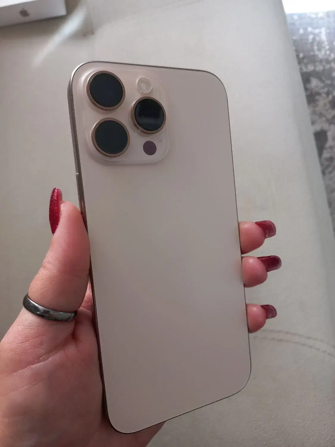 ایفون ۱۶ پرومکس باتری ۱۰۰ سه بار شارژ شده|موبایل|شیراز, گلدشت معالی‌آباد|دیوار