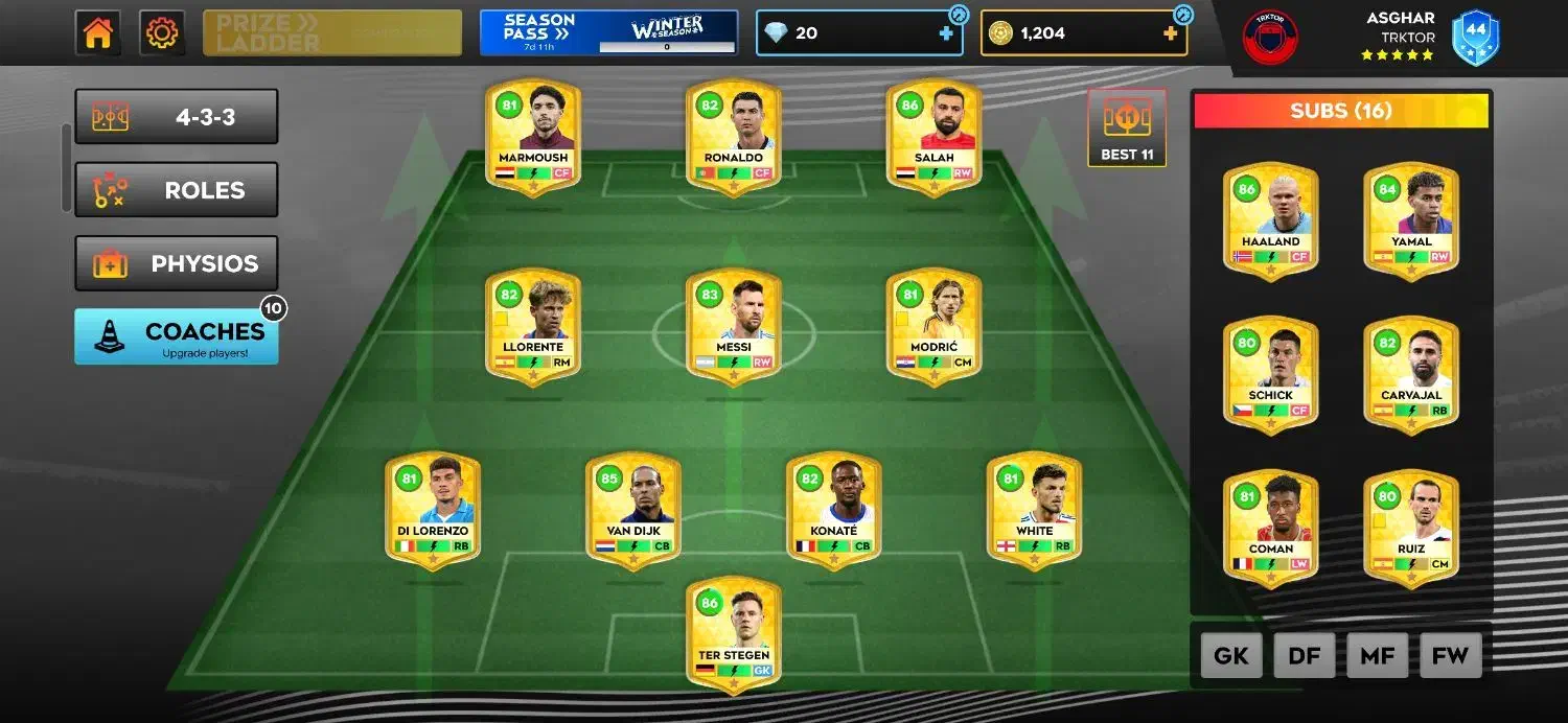 اکانت بازی دریم لیگ 2025|کنسول، بازی ویدئویی و آنلاین|آبش احمد, |دیوار