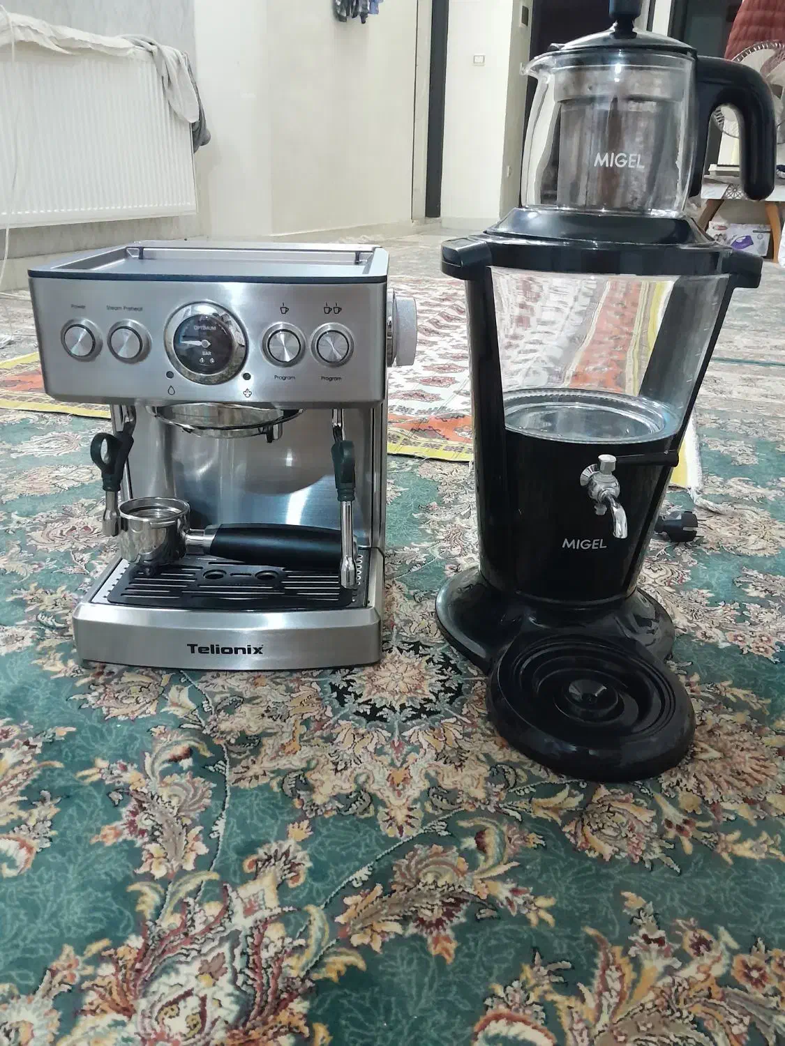 دستگاه اسپرسو نیمه صنعتی وسماور برقی|کافیشاپ و رستوران|گرگان, |دیوار