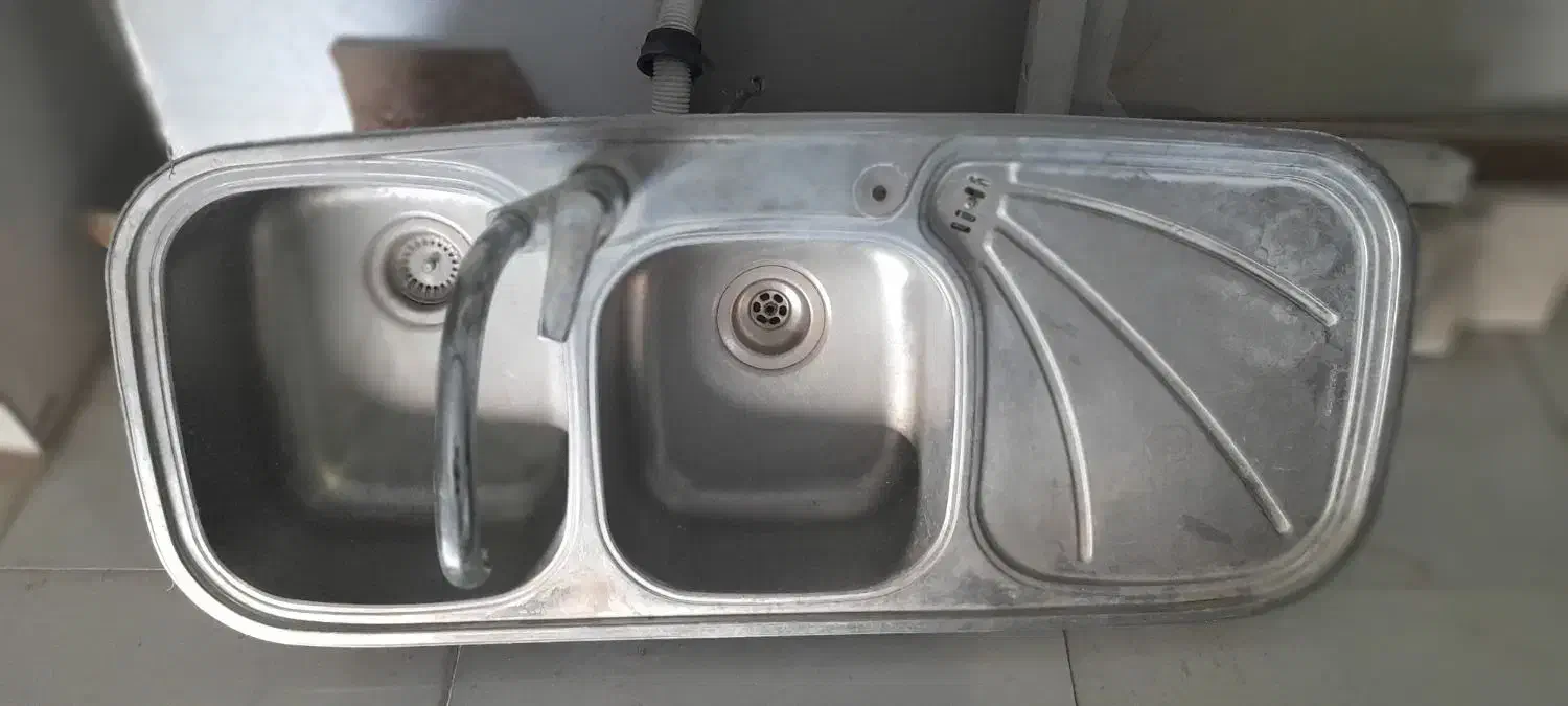 سینگ ظرف شویی تو کار|آب‌چکان و نظم‌دهنده ظروف|سهند, |دیوار