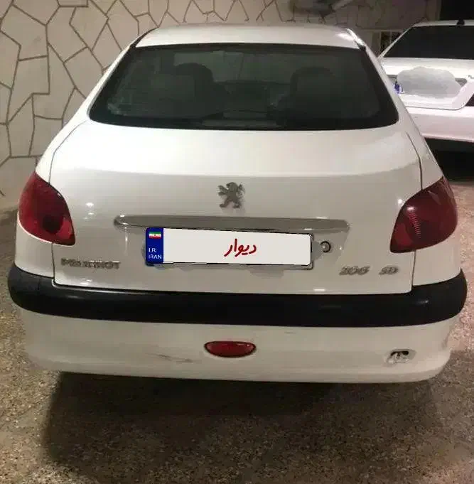 پژو 206 SD V8، مدل ۱۳۹۶|خودرو سواری و وانت|ایلام, |دیوار