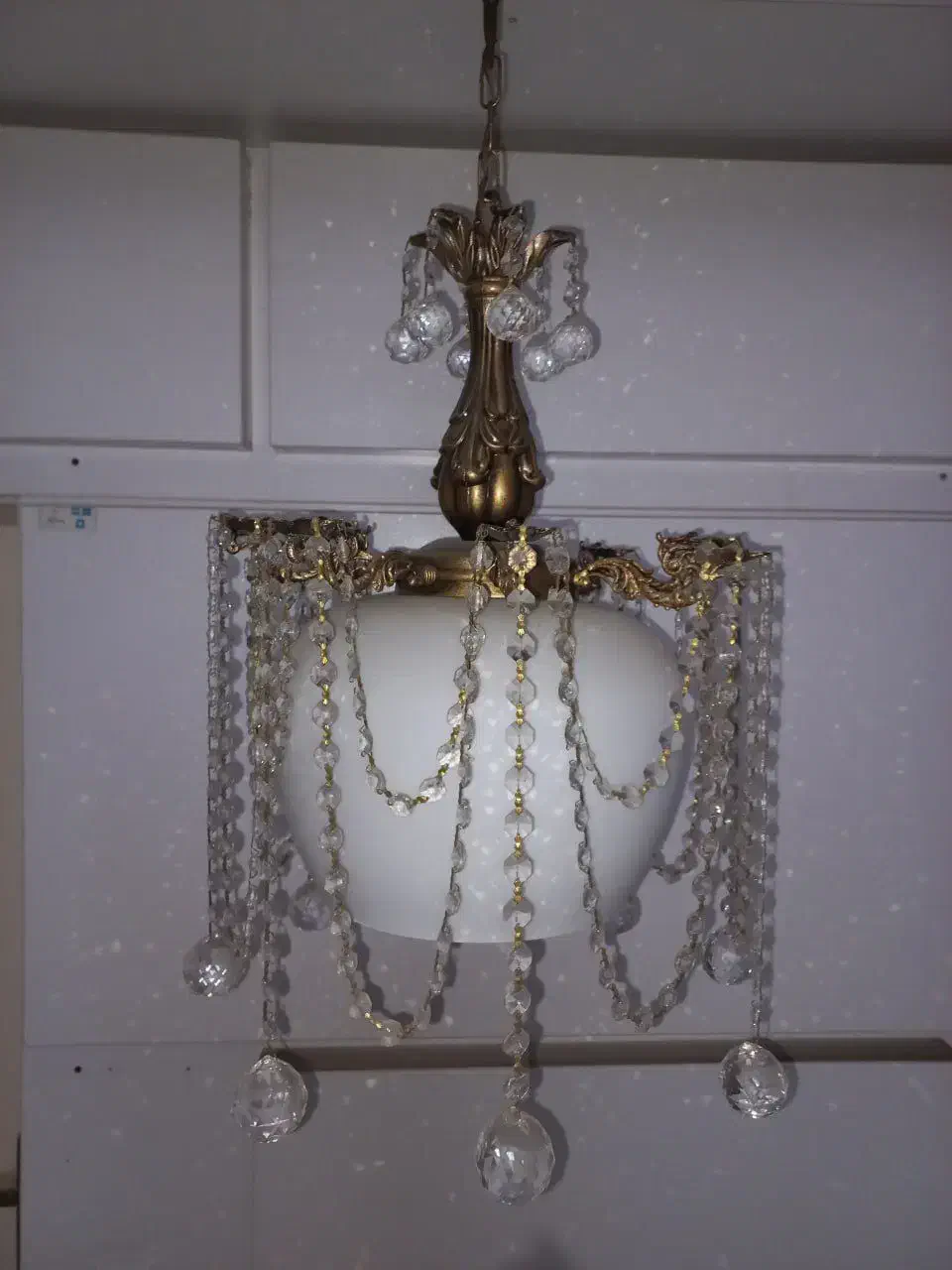 لوستر کریستال تک و یونیک دستساز و شخصی ساز|لوستر و چراغ آویز|ساری, |دیوار