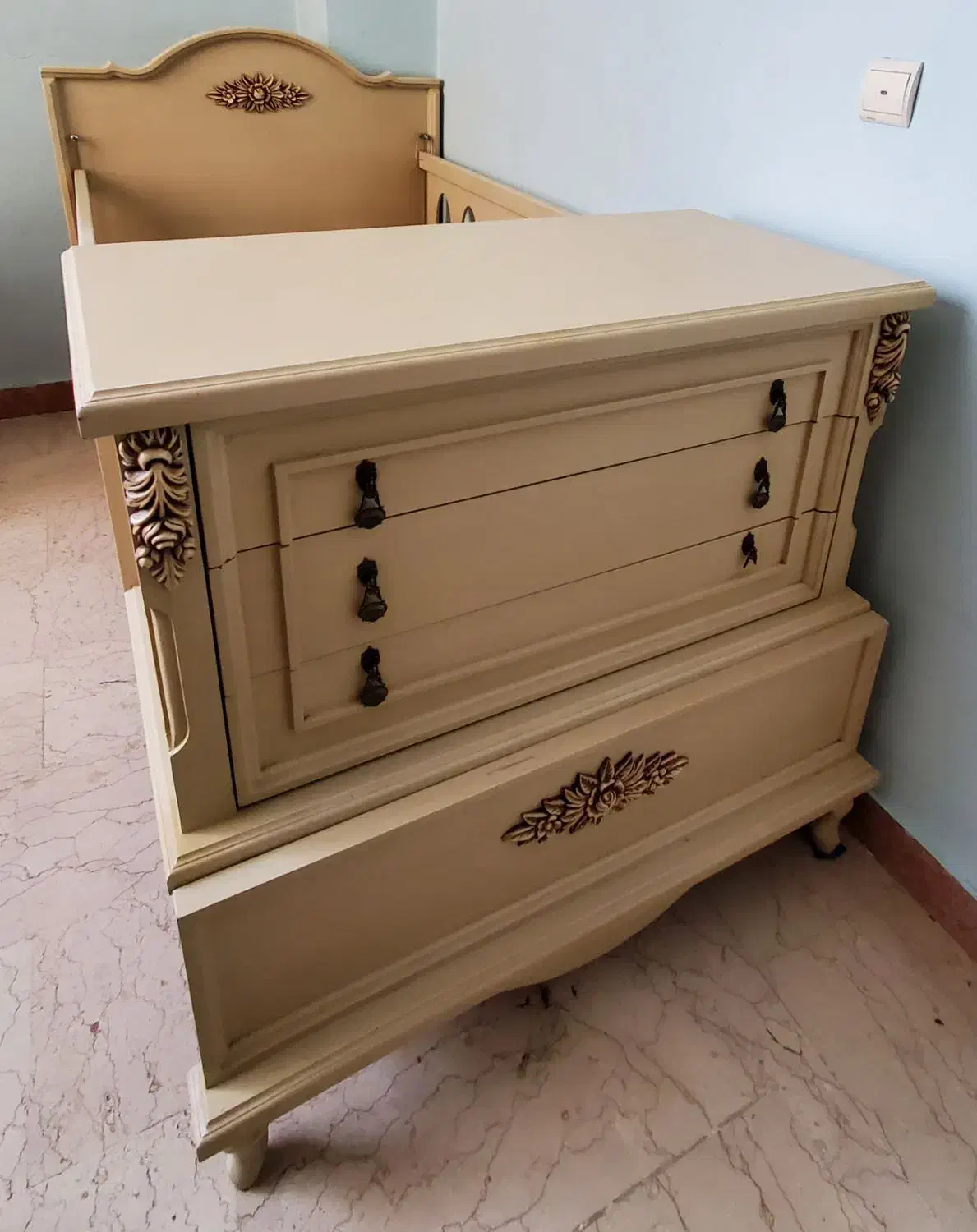 تخت و کمد کودک و نوجوان مناسب سیسمونی|تخت و سرویس خواب|تهران, مجیدیه|دیوار