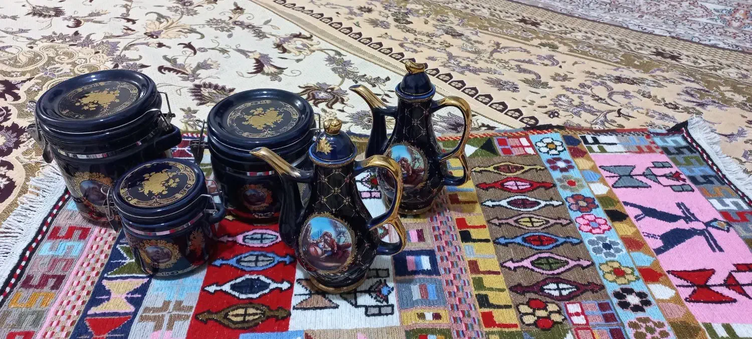 پاسماوری و گلاب پاش آنتیک|کلکسیون اشیاء عتیقه|مشکیندشت, |دیوار