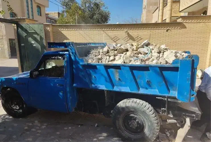 حمل نخاله ساختمانی بصورت شبانه روزی|خدمات حمل و نقل|قم, نیروگاه|دیوار