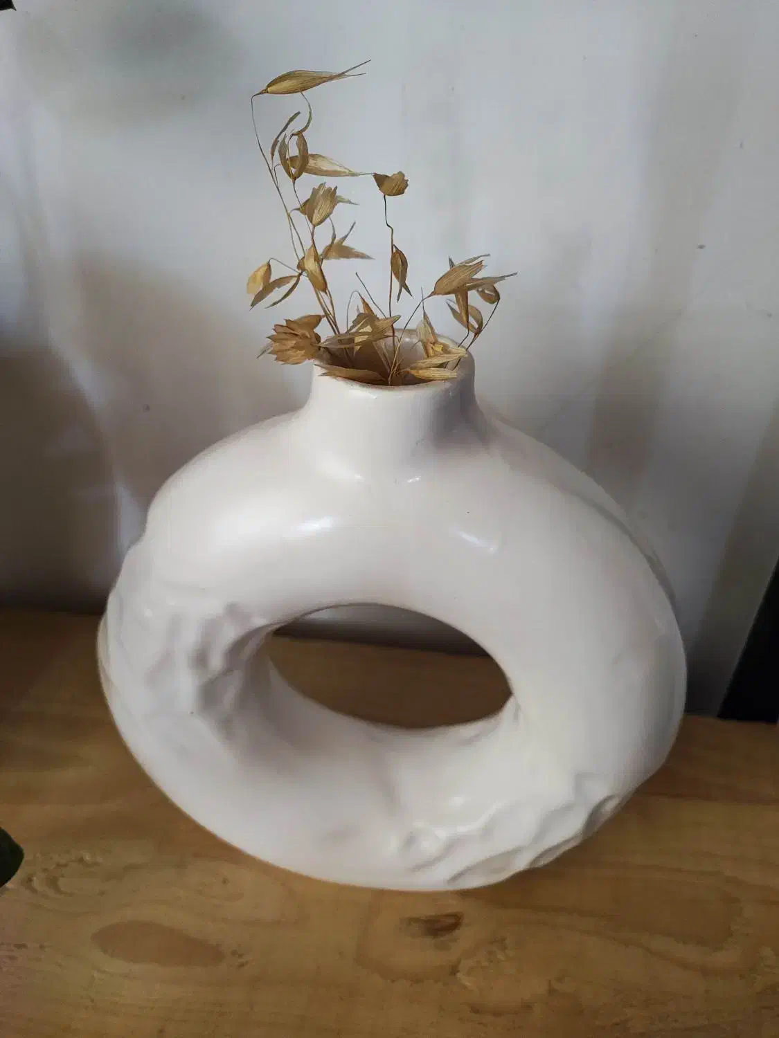 گلدون سرامیکی دونات|گل مصنوعی|گلستان (تهران), |دیوار