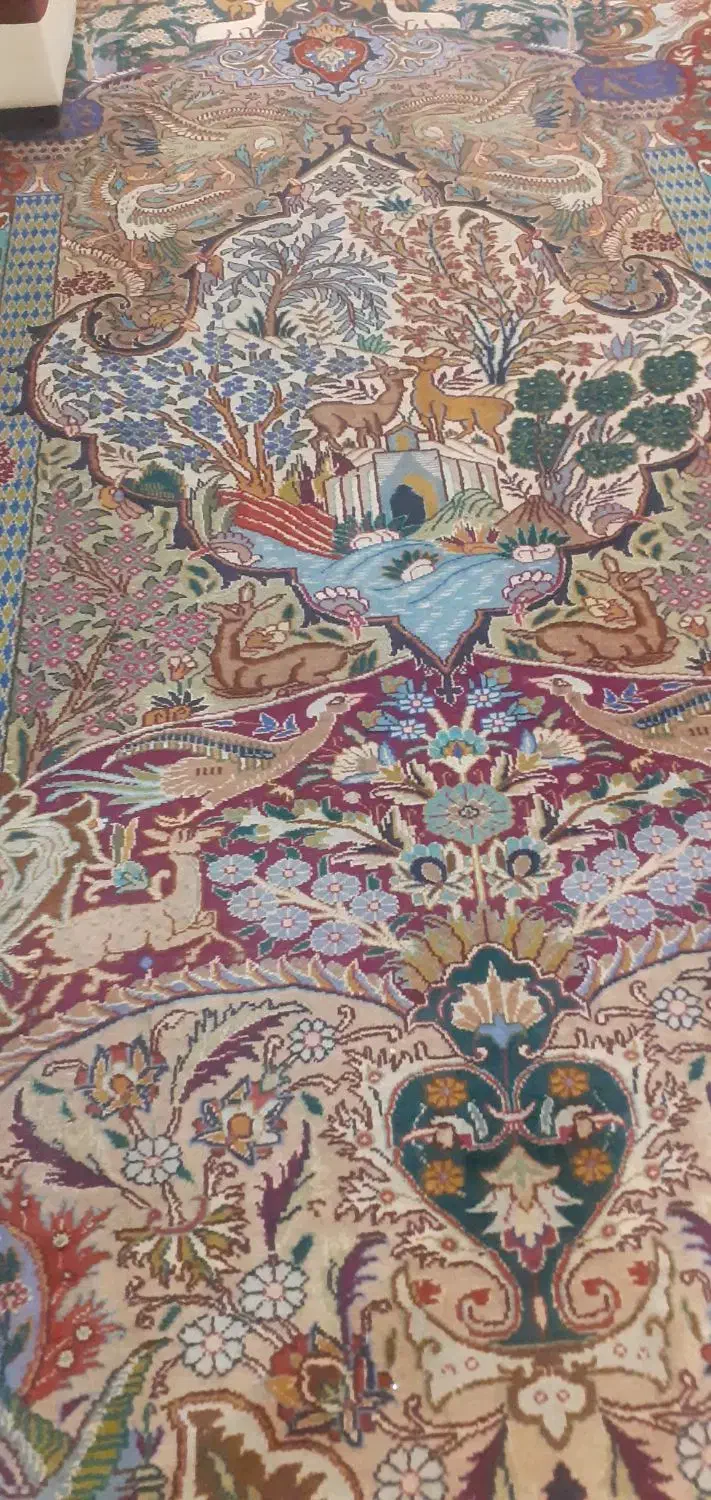 فرش ۱۲ متری دستبافت کرمان|فرش|زاهدان, |دیوار