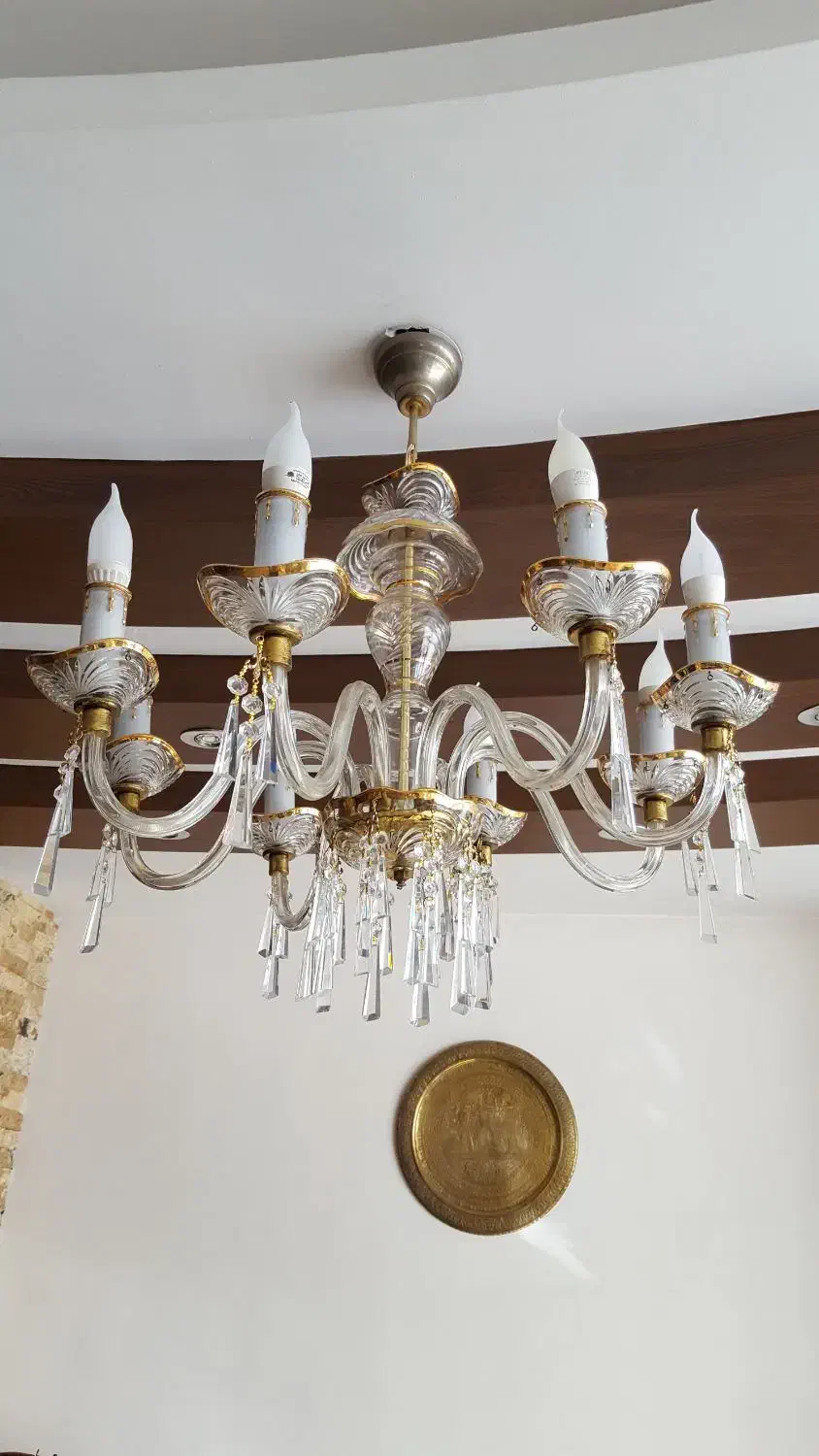 سه عدد لوستر ۸شاخه ایتالیایی|لوستر و چراغ آویز|کرج, گلشهر|دیوار