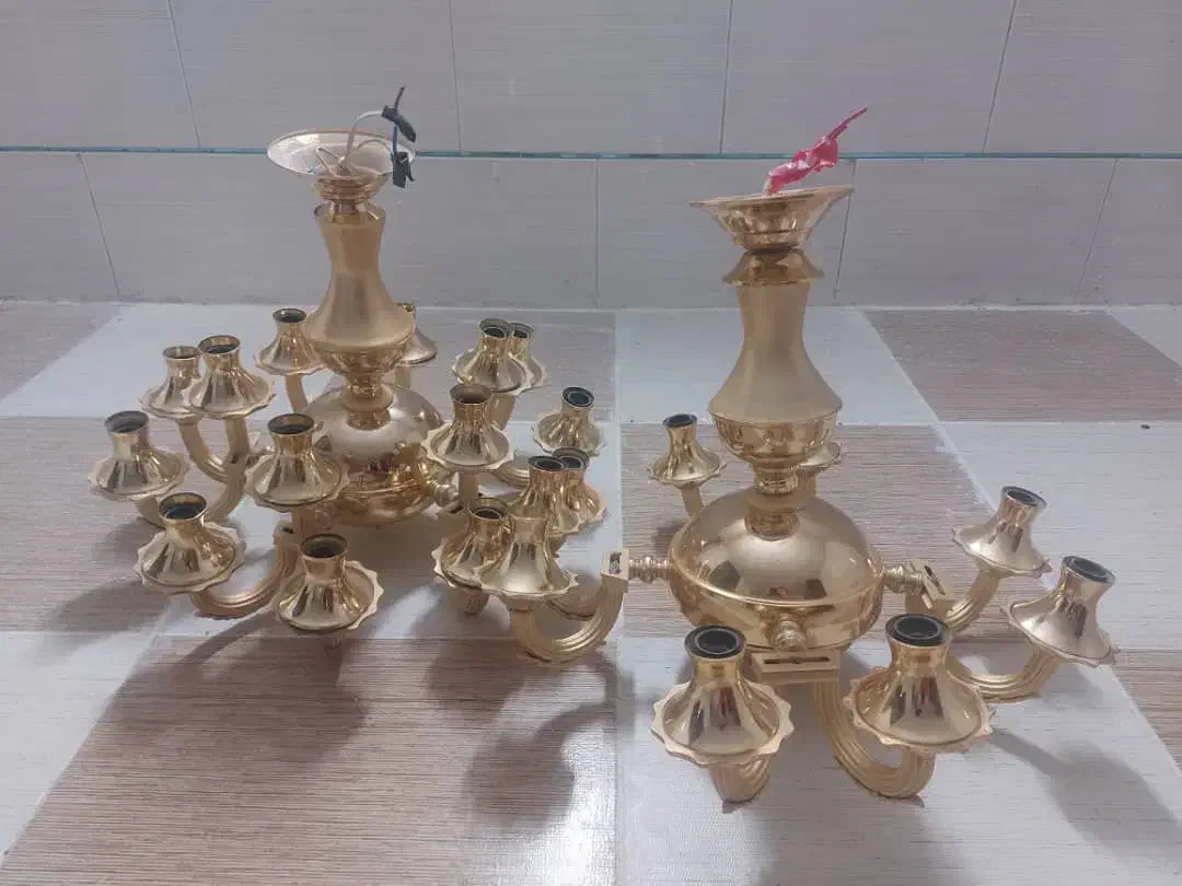 خریدار (فروشنده) لوستر شمعدان برنزی برنز|لوستر و چراغ آویز|تهران, نارمک|دیوار