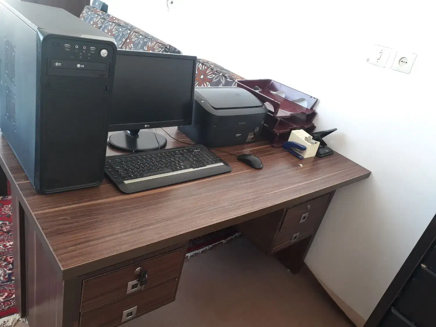 کامپیوتر و پرینتر لیزی کنون|رایانه رومیزی|گیلان غرب, |دیوار