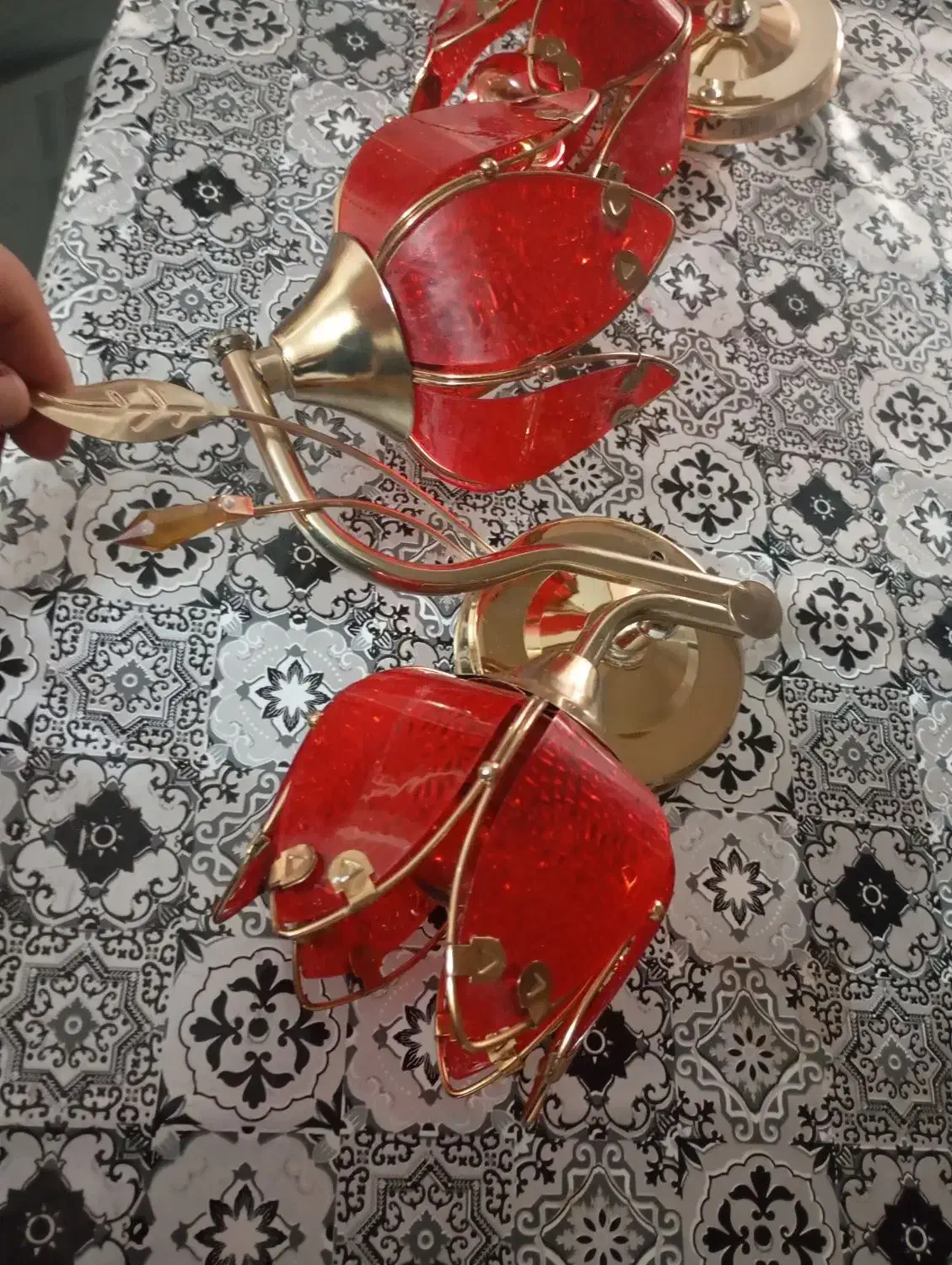 دو عدد لوستر یا شب خواب|لوستر و چراغ آویز|نجف‌آباد, امیرآباد|دیوار