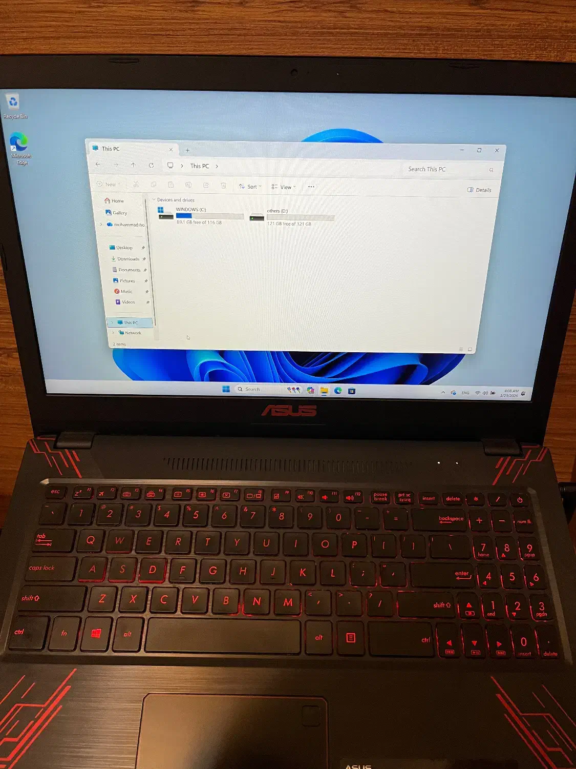 لپتاپ ایسوس fx570ud|رایانه همراه|تهران, طرشت|دیوار