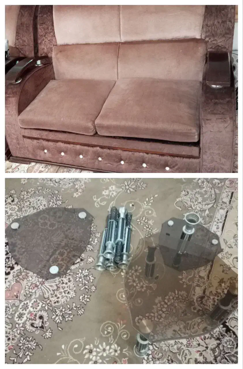 مبل ۷ نفره|مبلمان خانگی و میز عسلی|کاشمر, |دیوار