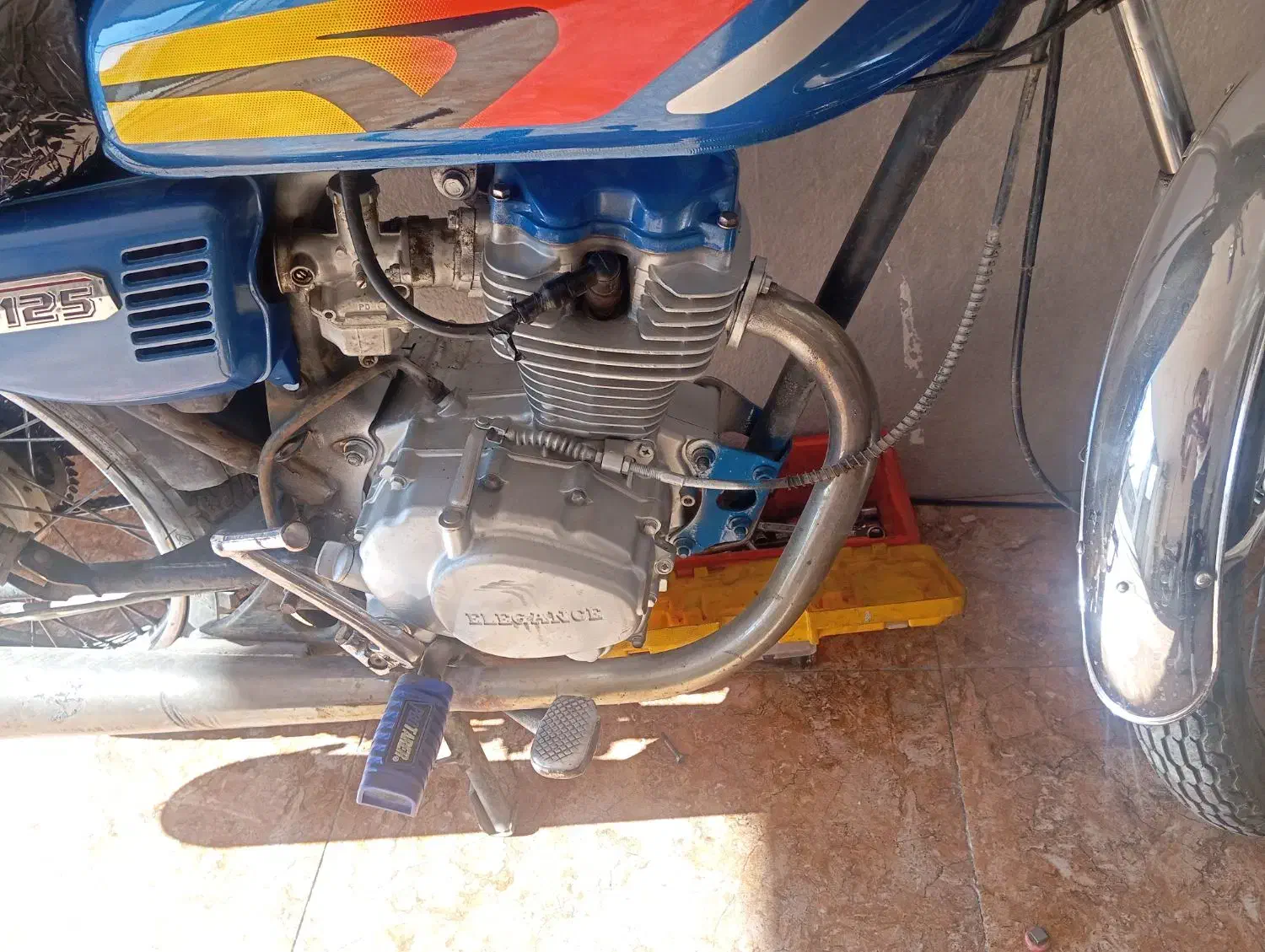 موتور 125 مزایده|موتورسیکلت|نقده, |دیوار