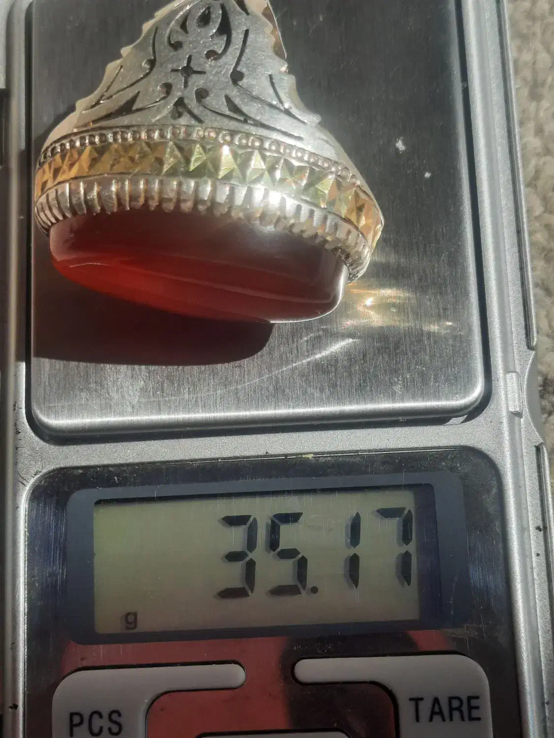 انگشتر نقره خطی|جواهرات|اردبیل, |دیوار