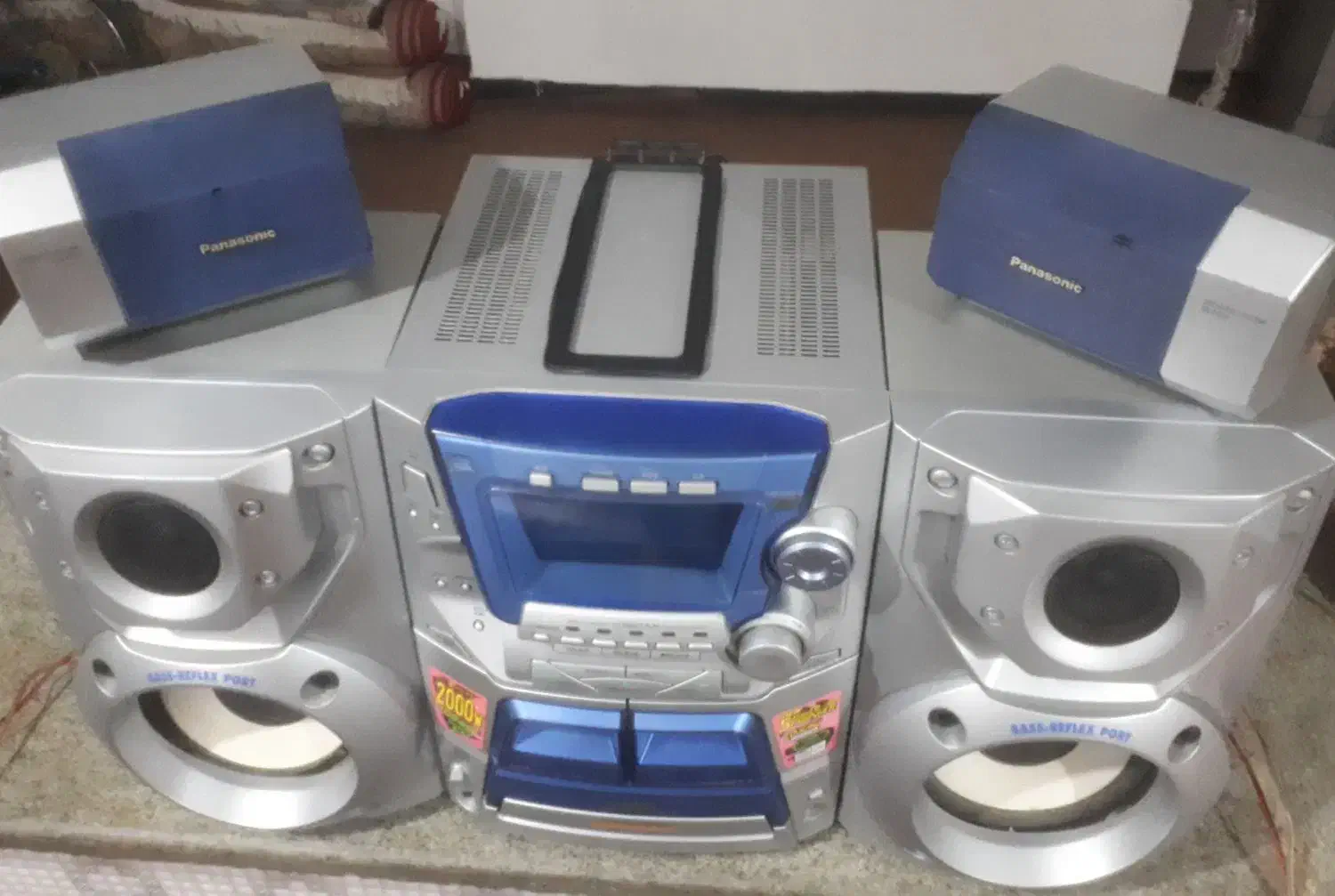 ضبط دوکاسته سی دی خور کمیاب پاناسونیگ|سیستم صوتی خانگی|بروجرد, |دیوار