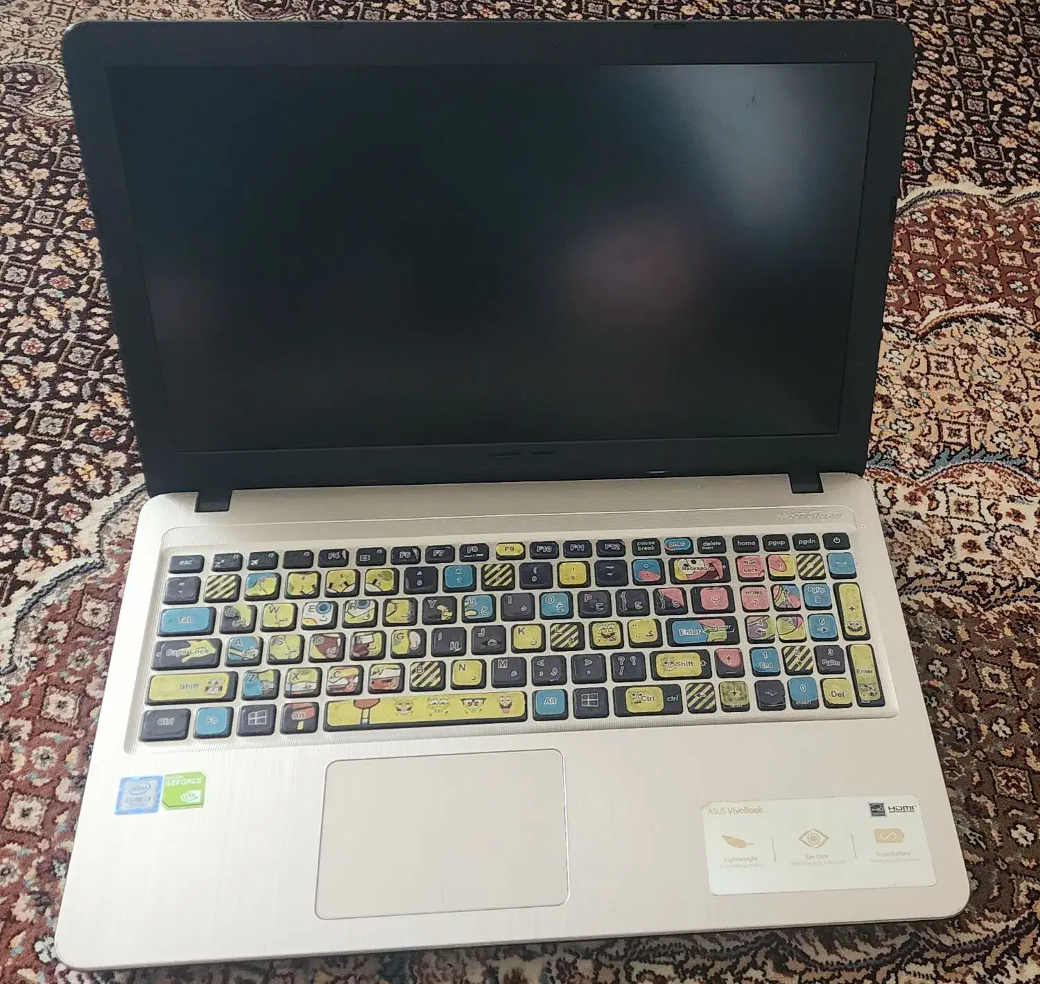 لپ تاپ ASUS X540ub 15.6 500GB Ram 4|رایانه همراه|شیراز, تلخ داش|دیوار