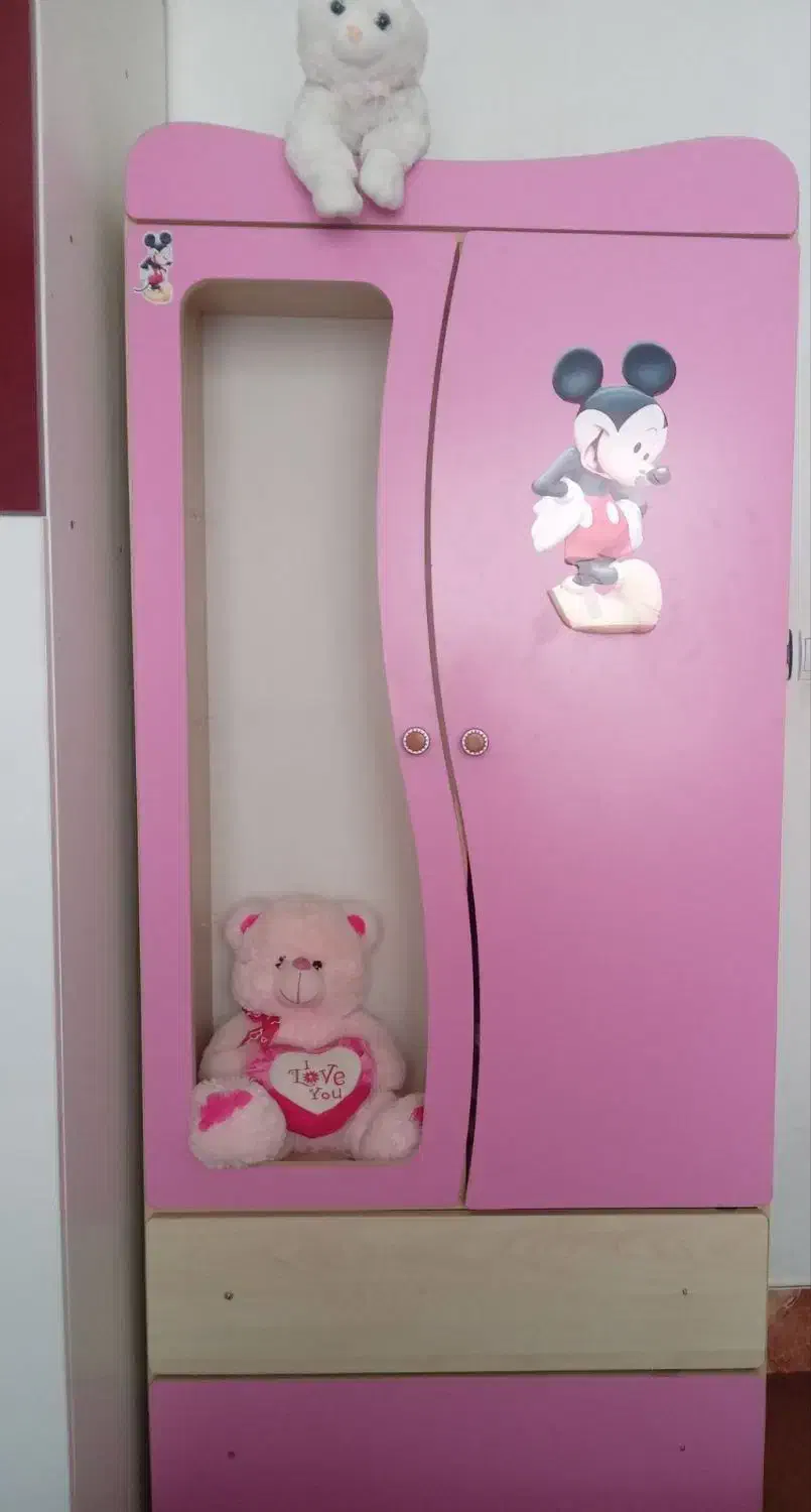 تخت وکمد بچه|تخت و صندلی بچه|آذرشهر, |دیوار