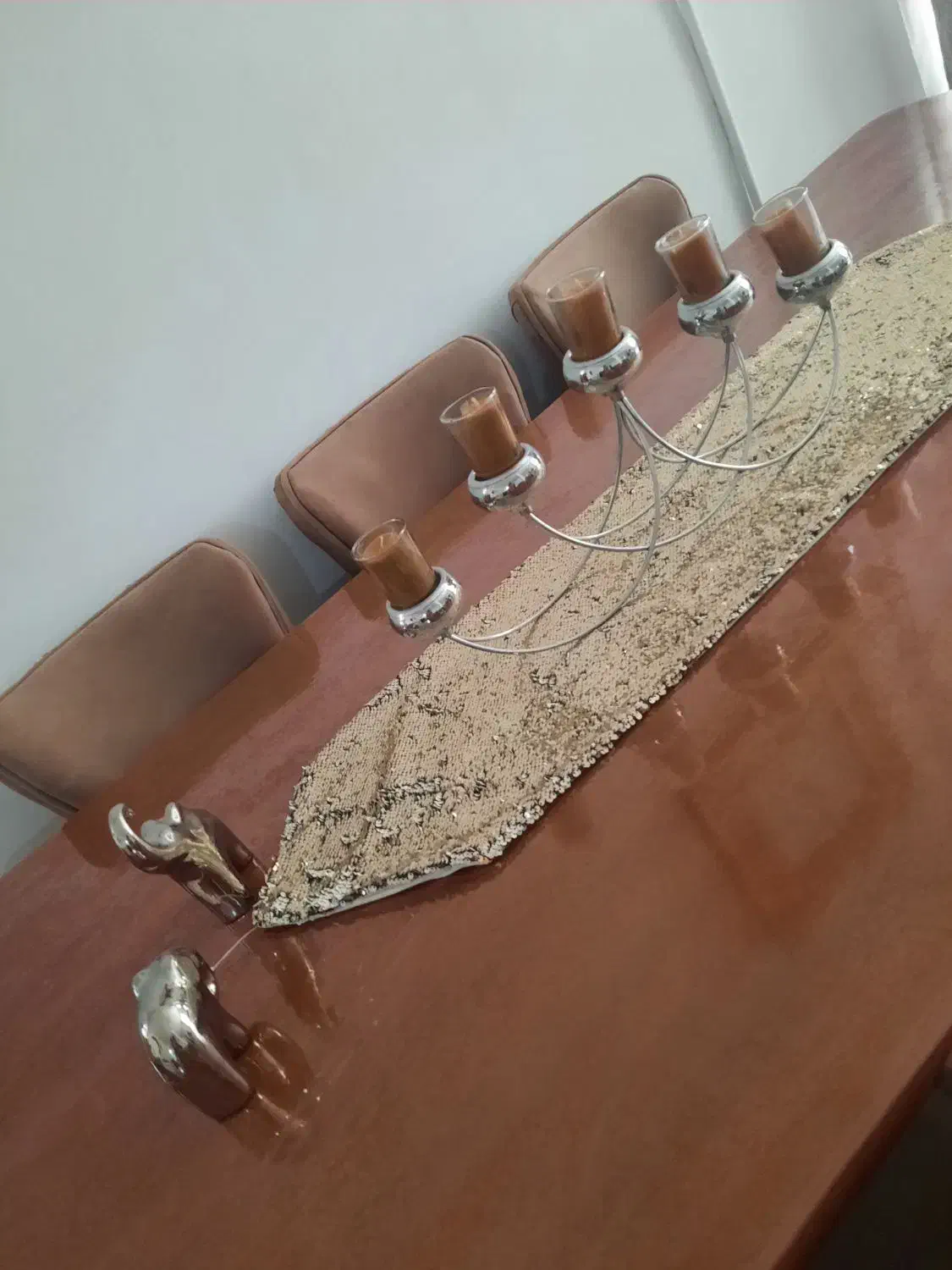 میز نهارخوری ۸ نفره|میز و صندلی غذاخوری|بم, |دیوار