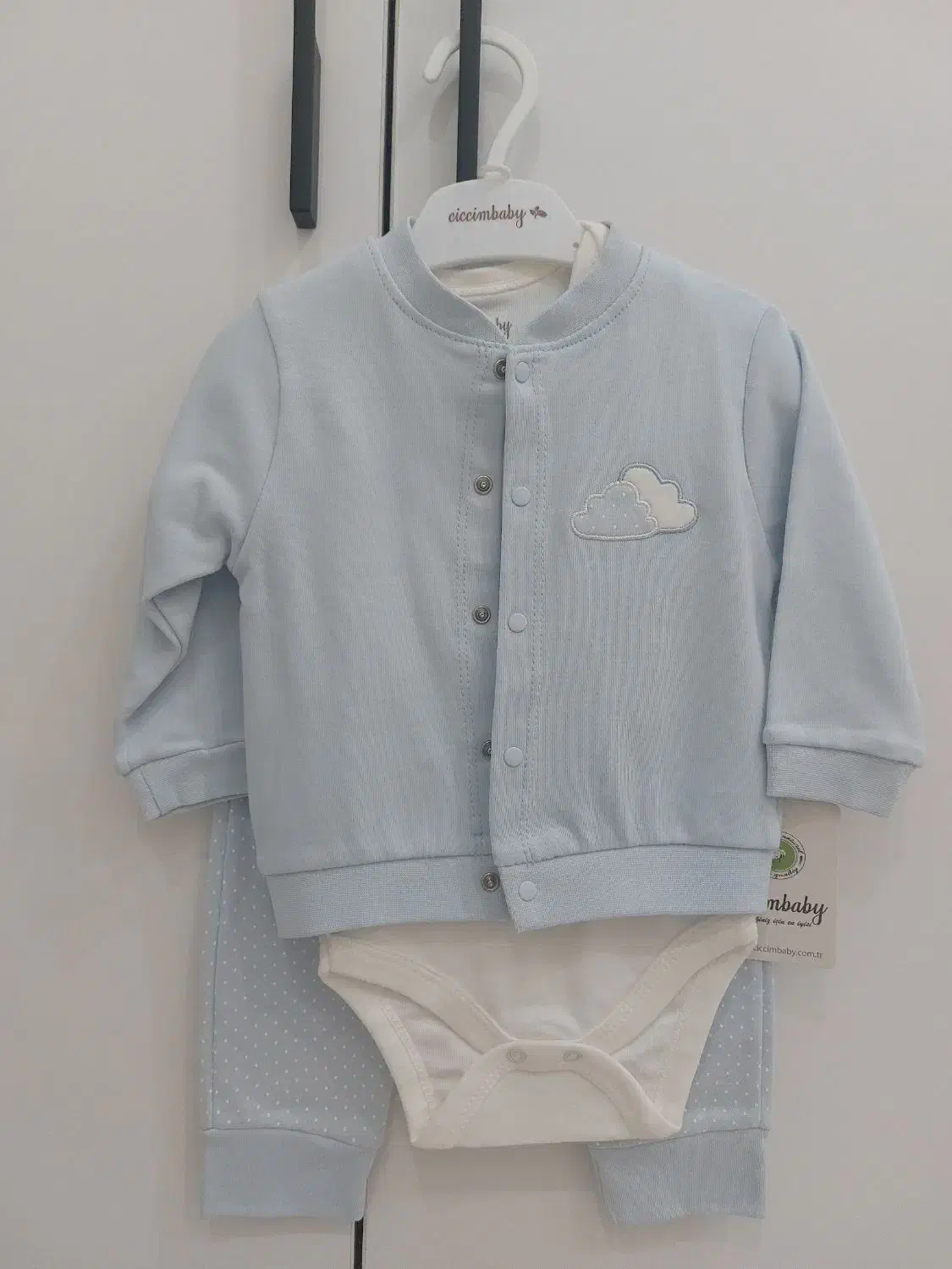 ست ۳ تیکه نوزادی ترک|کفش و لباس بچه|ری, منصوریه منگل|دیوار